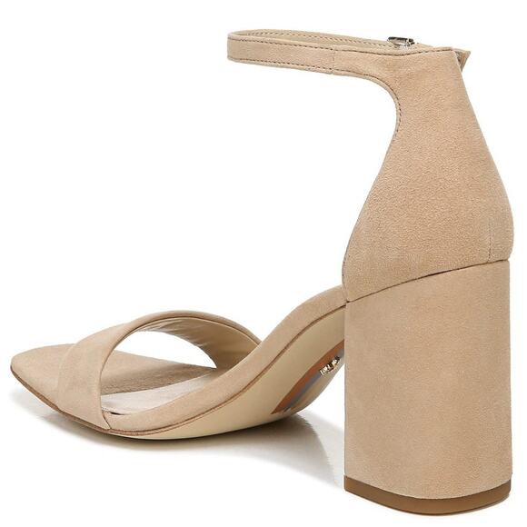 Sam Edelman Womens Daniella Heel US 10 Oatmeal Suede MSRP $120 - Picture 5 of 7